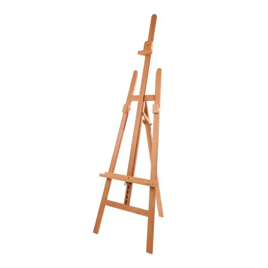 Basic Lyre Easel – Adjustable Wooden Artist Stand 1