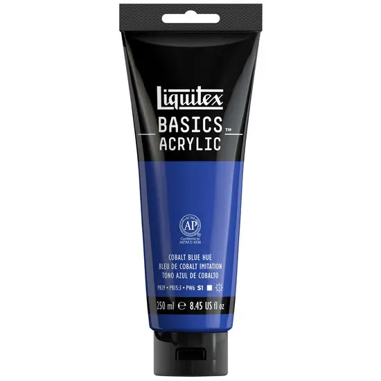 Basics Acrylic Paint – Cobalt Blue Hue, 8 Oz 1