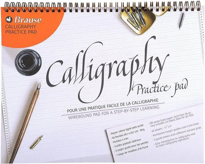 Bilingual A4 Calligraphy Practice Pad 1