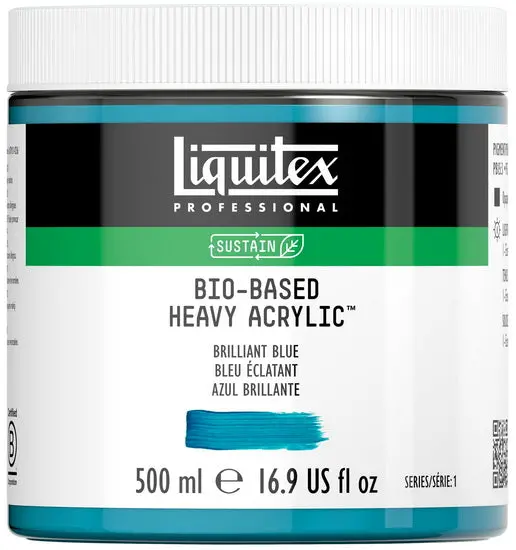 Bio Hb Acrylic Paint – Brilliant Blue, 16 Oz 1