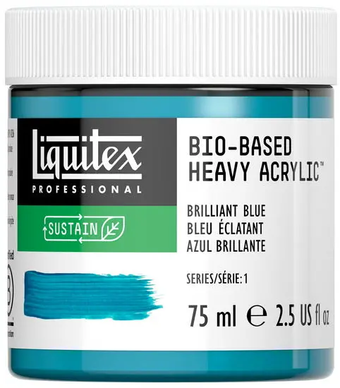 Bio Hb Acrylic Paint – Brilliant Blue, 2.5Oz 1