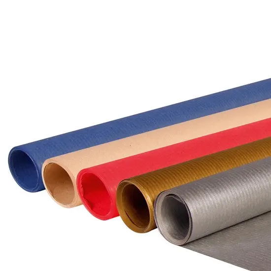 Biodegradable Silver Kraft Paper Roll – 0.7M × 3M 1