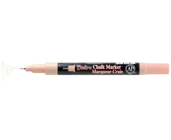 Bistro Chalk Marker – Extra-Fine Tip, Peach Color 1