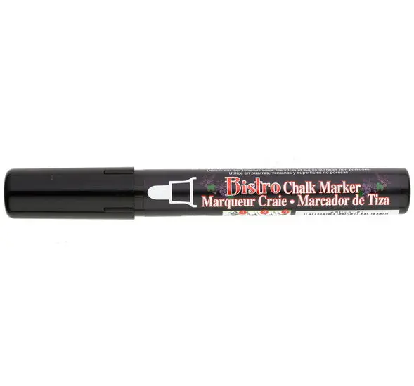 Bistro Chalk Marker In Black – Medium Tip 1