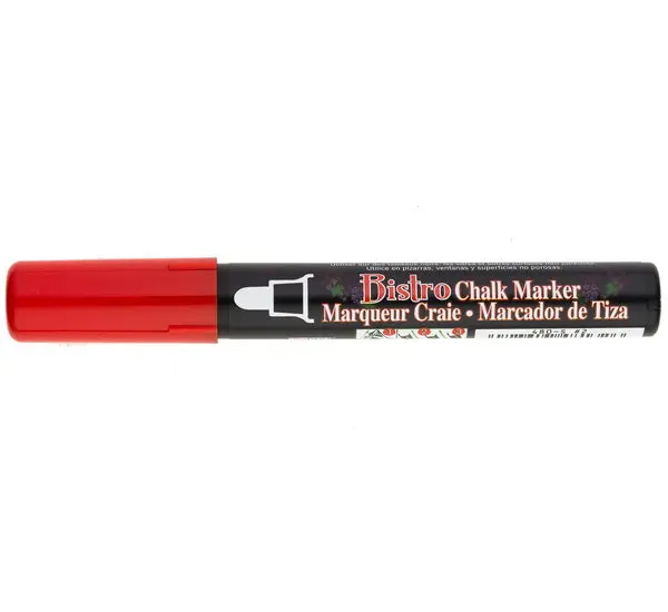 Bistro Chalk Marker – Medium Tip, Classic Red 1