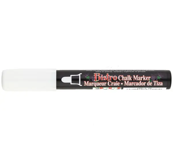 Bistro Chalk Marker – Medium Tip, Erasable White Ink 1