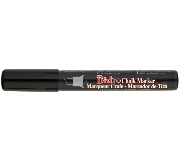 Bistro Chalk Marker With Chisel Tip – Black 1