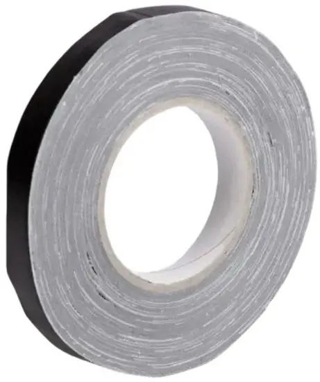Black Canvas Tape Roll – 19 Mm Width, Artist-Grade Adhesive 1