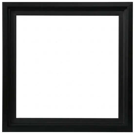 Black Floating Photo Frame – 8×8 Inches 1