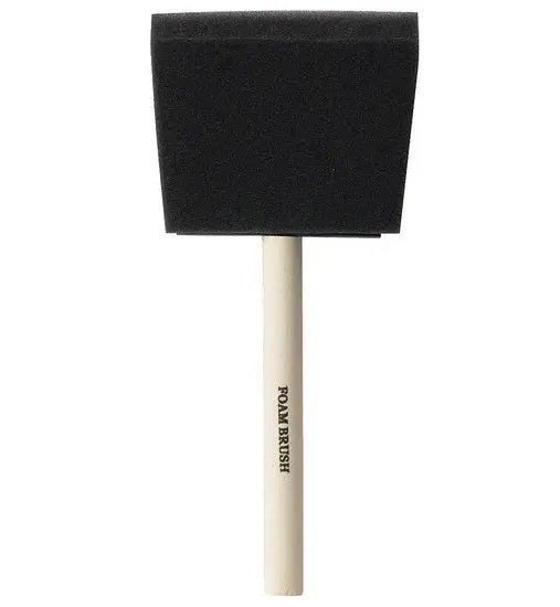 Black Foam Brush – 3-Inch Wide Application Tool 1