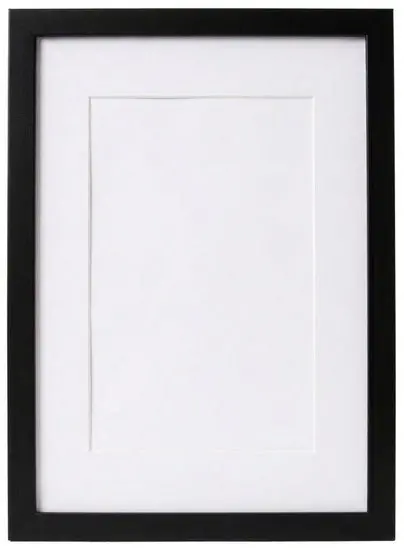 Black Gallery-Style Photo Frame With Mat – 18X24 Inch Outer, 12X18 Inch Opening 1