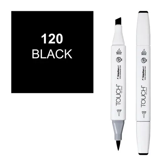 Black Marker Touch Brush For Illustration And Design 1