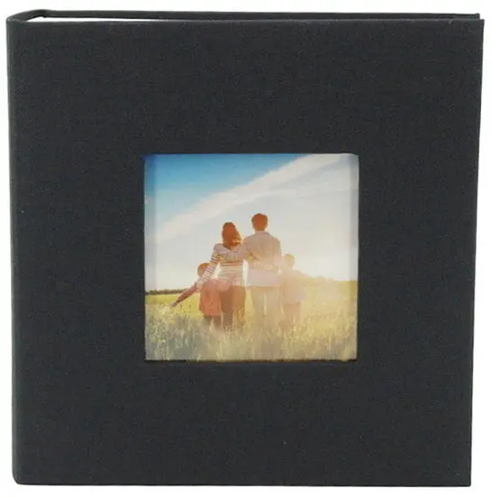 Black Photo Album For 4X6 Prints – Holds 80 Photos 1