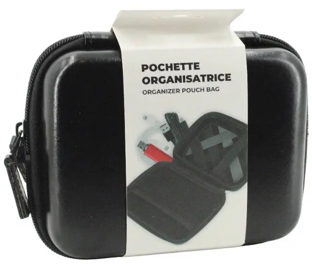 Black Rigid Storage Organizer Box 1