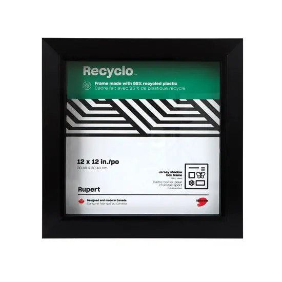 Black Shadow Box Frame – 12 × 12 Inches, Deep Profile Display Mount 1