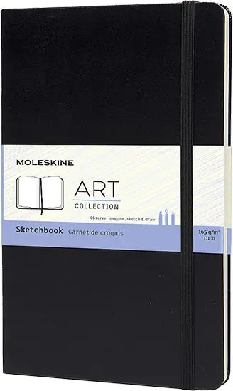 Black Sketchbook With Centimeter Grid – 13 X 21Cm 1