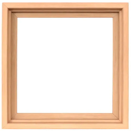 Black Square Floating Frame – 10×10 Inch Modern Mount 1