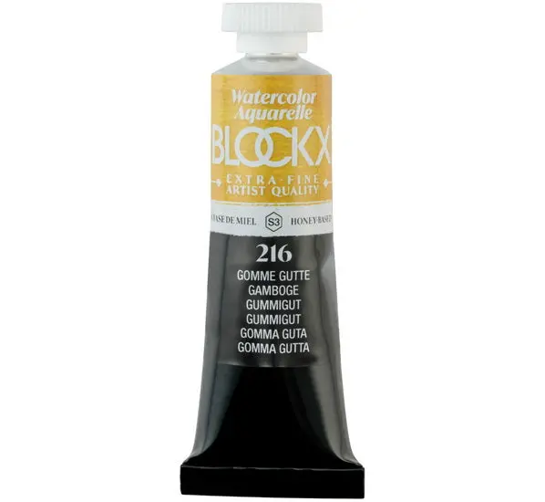 Blockx Gamboge Watercolor – 15 Ml Tube, Artist-Grade 1