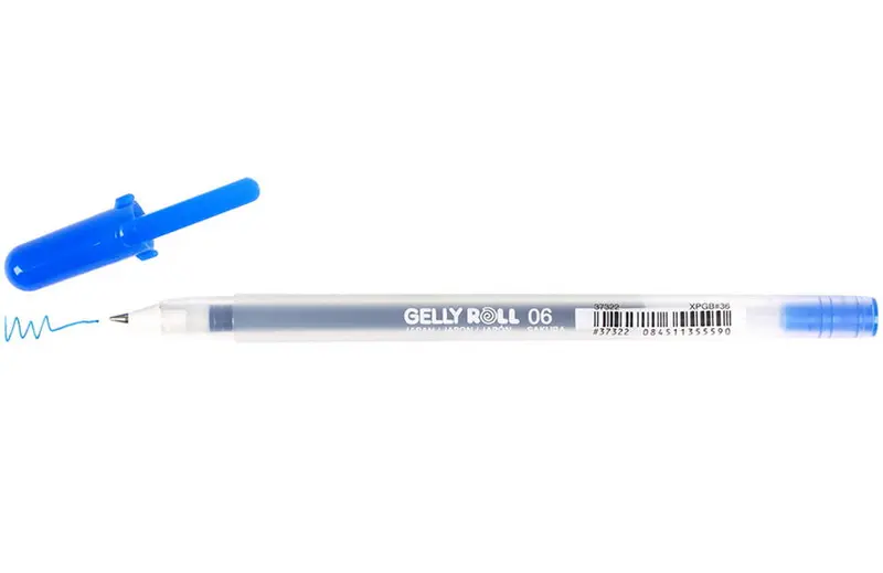 Blue Gel Ink Pen – 0.3Mm Fine Tip Gelly Roll 1
