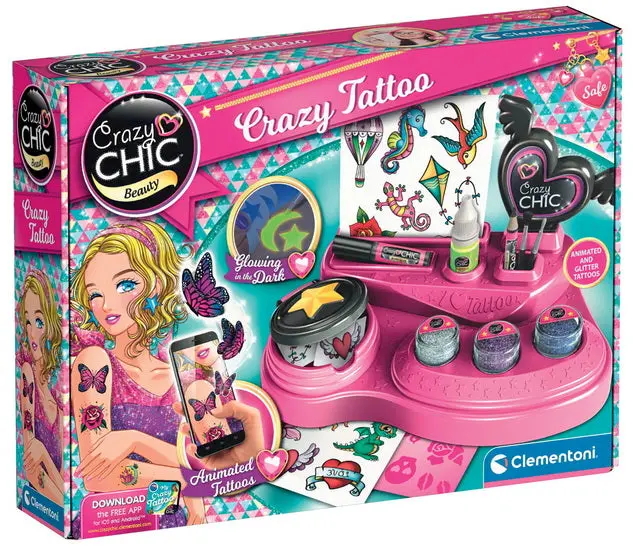 Bold Tattoo-Inspired Fashion Decals – Crazy Chic Design 1
