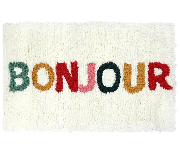 "Bonjour" Punch Needle Embroidery Starter Kit 1