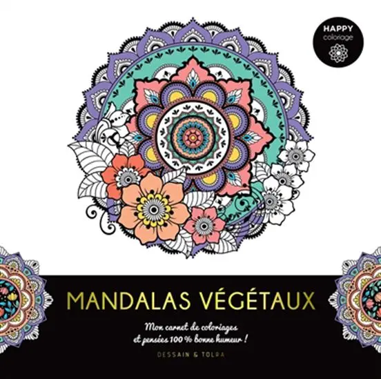 Botanical Mandalas Coloring Journal: Uplifting Illustrations & Mindful Prompts 1