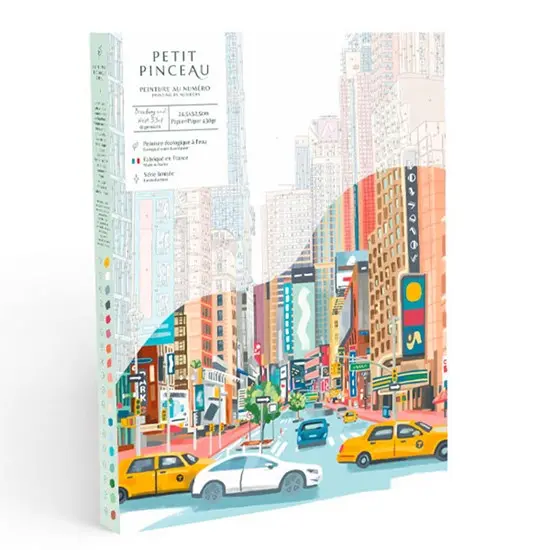 Broadway & West 53Rd Paint-By-Numbers Kit 1