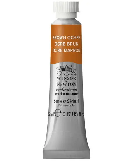 Brown Ochre Professional Watercolor – 5 Ml Tube, Series 1 1