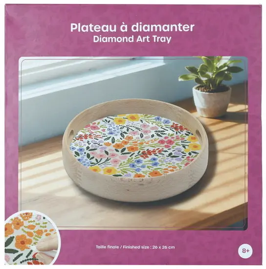 Cabaret Diamond Art Kit – Floral Pattern Embellishment Set 1