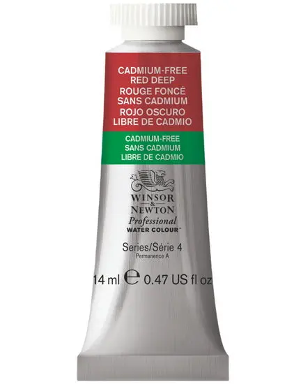Cadmium-Free Deep Red Professional Watercolor – 14 Ml Tube 1