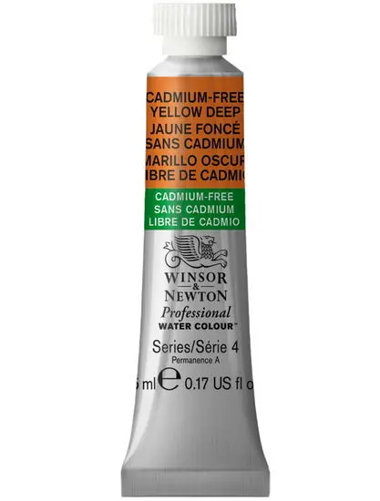Cadmium-Free Deep Yellow Watercolor – Series 4, 5Ml Tube 1