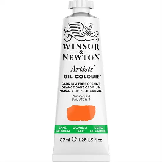 Cadmium-Free Orange Oil Paint – Artist Quality, 37Ml, Series 4 1