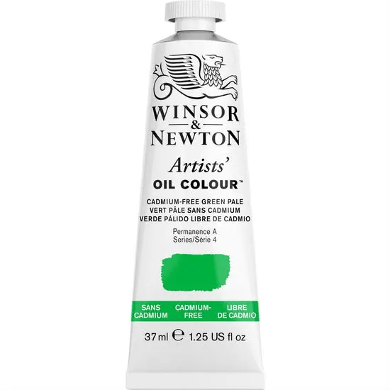 Cadmium-Free Pale Green Artist Oil Paint – 37 Ml, Series 4 1