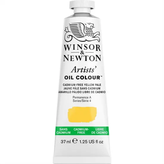 Cadmium-Free Pale Yellow Artist Oil Paint – 37Ml Lightfast Professional Grade (Series 4) 1