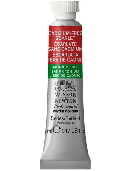 Cadmium-Free Scarlet Professional Watercolour – 5Ml Lightfast Tube 1