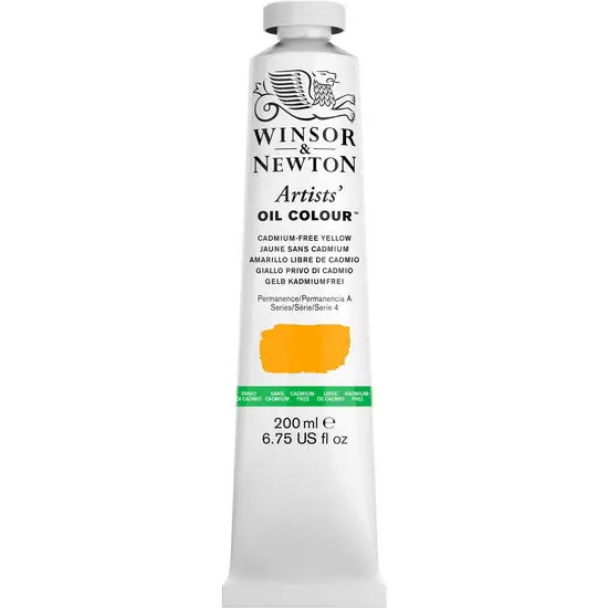 Cadmium-Free Yellow Artist Oil Paint – 200Ml 1