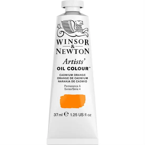 Cadmium Orange Artist Oil Paint – 37Ml Tube 1