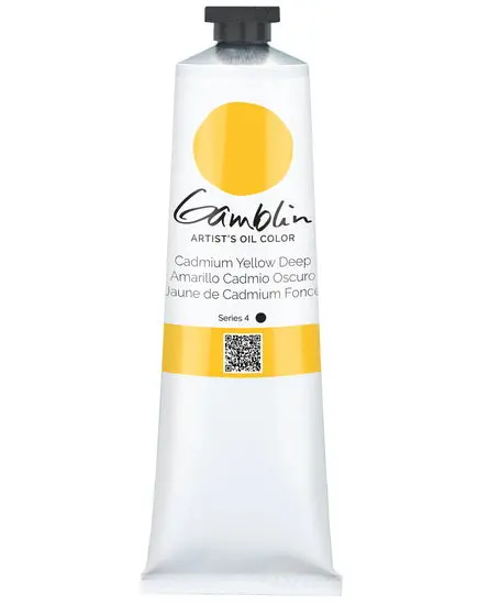Cadmium Yellow Deep Oil Paint – 150Ml, Series 4 1