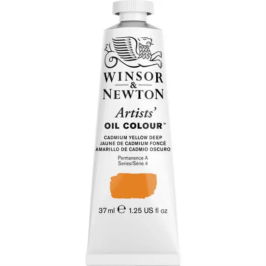 Cadmium Yellow Deep Oil Paint – 37Ml, Artist-Grade Series 4 1
