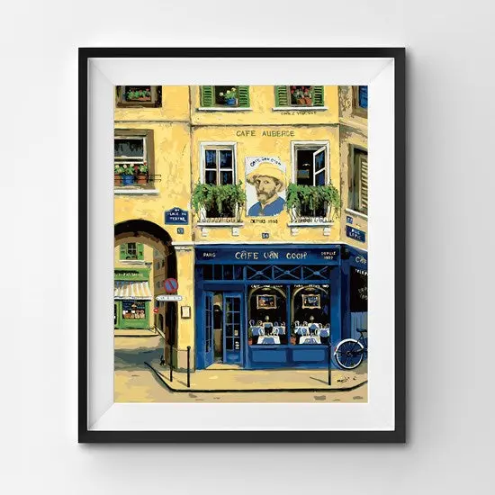 Café Van Gogh Paint-By-Numbers Kit 1