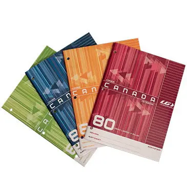 Cahier Canada Lined Notebook – A4-Large, 80 Pages, 4As Format 1