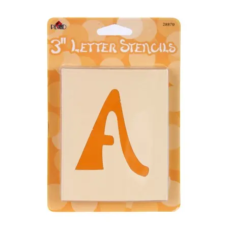 Calligraphy Alphabet Stencil – 3-Inch Letter Guide 1