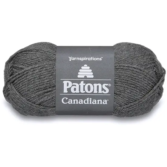 Canadiana Worsted Yarn (#4) – Medium Gray Mix, 100 G 1