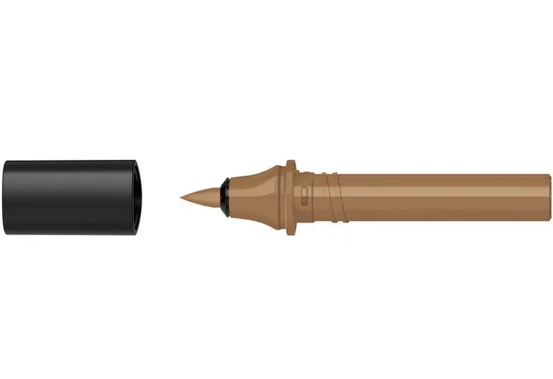 Caramel Sketcher Brush-Tip Marker – Flexible Nylon Nib For Expressive Lines 1