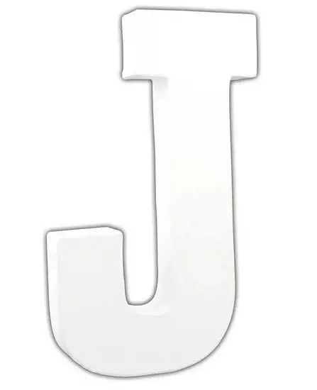Cardboard Alphabet & Number Cut-Outs – Uppercase Letter J Only 1