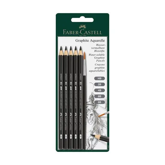 Castell 9000 Artist Graphite Pencil Set – 6-Count Assortment 1