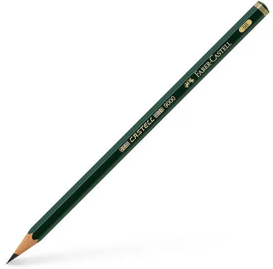 Castell 9000 Graphite Pencil – Soft 5B Lead, Premium Wood-Cased 1