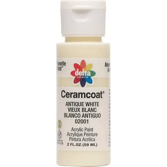 Ceramcoat Acrylic Paint In Antique White – 60 Ml Bottle 1