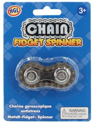 Chain-Linked Fidget Spinner – Compact Stress Relief Toy 1