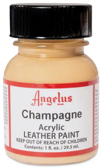 Champagne Acrylic Leather Paint – 1 Oz Bottle 1